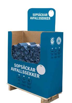 Sopsäck Extra Stark Blå 160L Expopall