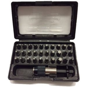 47955 Teco Bitssats svart 31 delar