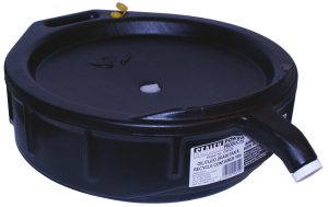 Spilloljekärl 16L Svart Slutet